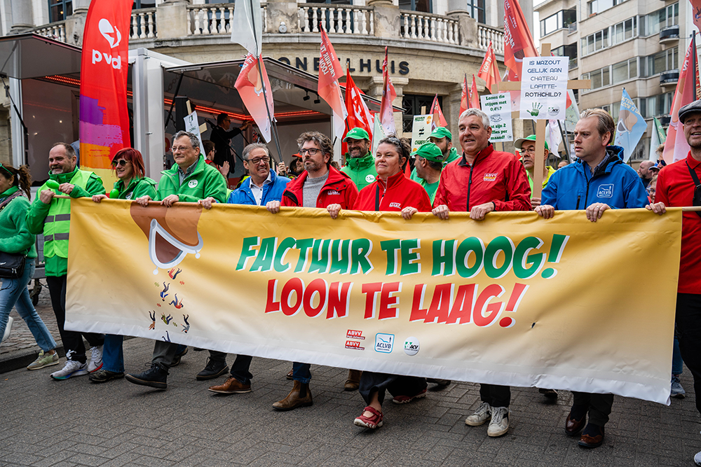20 juni, massaal op de afspraak in Brussel: “Blokkeer de prijzen, niet de lonen”